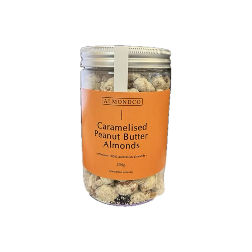Caramelised Peanut Butter Almonds